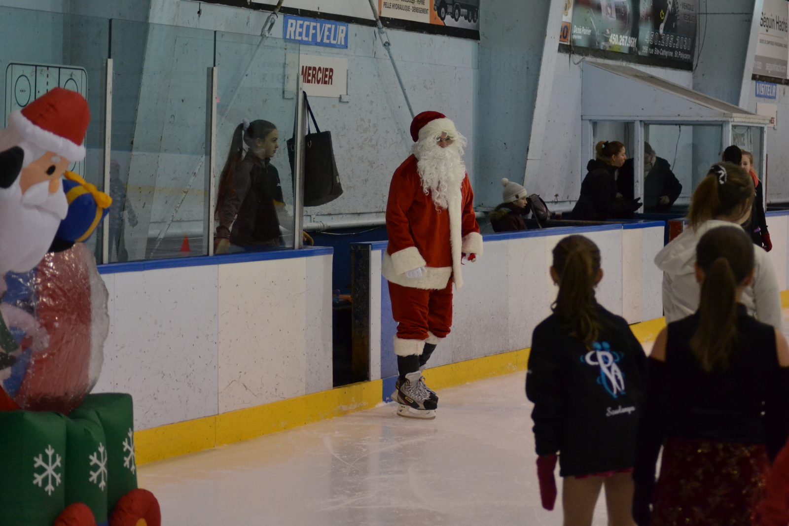 Fête de Noël sur la glace